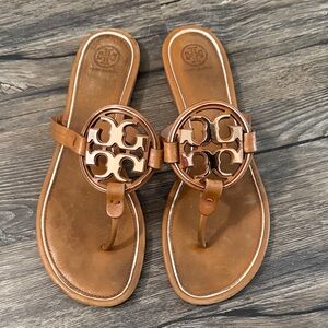 Tory Burch | Miller Gold Buckle Sandals size 11